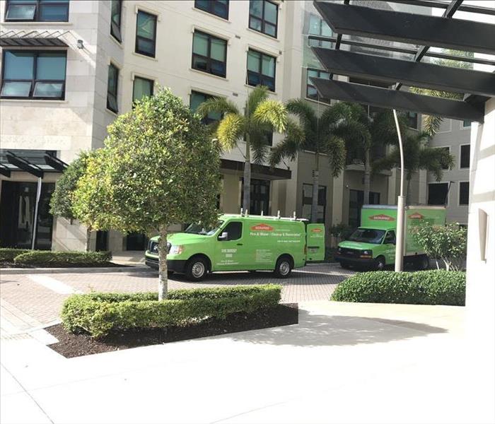 SERVPRO on job-site