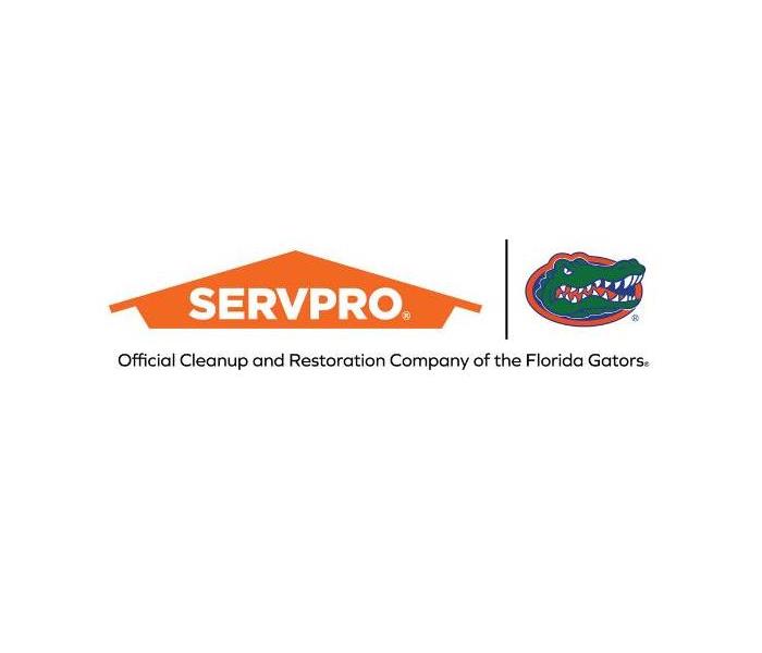 Florida Gators and SERVPRO partnership logo.